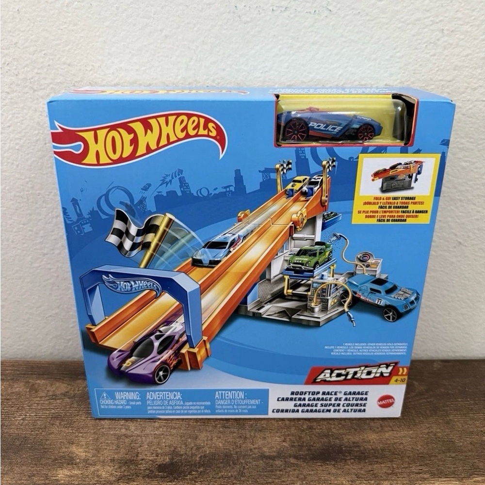 Hot Wheels Action Racing Garage Playset
